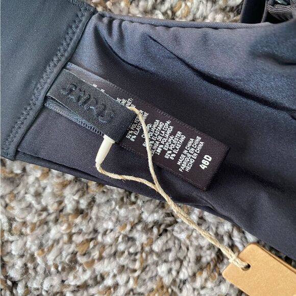 Skims Weightless Scoop Bra 48D Black Casual T Shirt Plus Size NWT - Picture 4 of 7